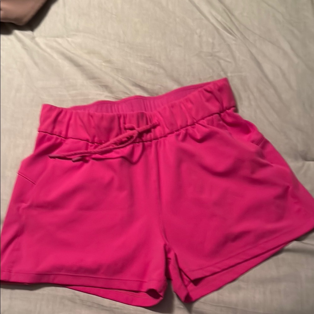 Zyia Club Shorts-Hot Pink